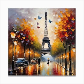 Paris Eiffel Tower 96 Canvas Print