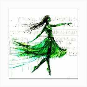 Dance To Your Symphony - Just Dance Canvas Print