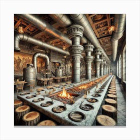 Sovereign Flame Restaurant Interior 1 Canvas Print