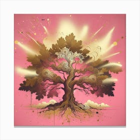Tree Of Life blaze Canvas Print