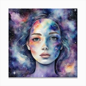 Nebula Painting 1 Canvas Print