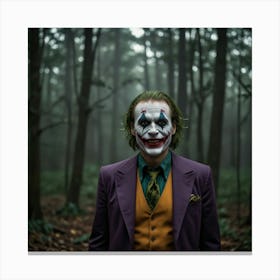 Joker In The Woods 19 Canvas Print