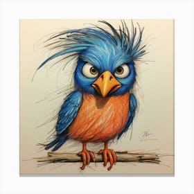 Blue Bird Canvas Print