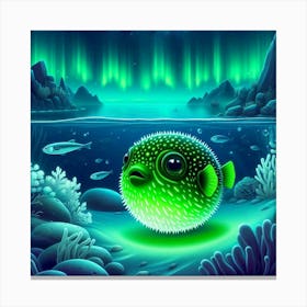 Puffer Fish Canvas Print