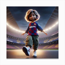 Barcelona Fc Canvas Print