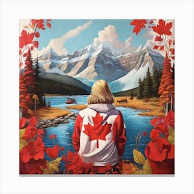 Canadian Girl Canvas Print