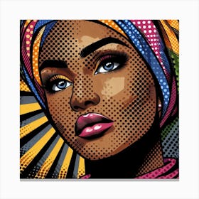 Ejiro Pop African Woman  Canvas Print