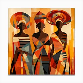 Three African Women 22 Canvas Print