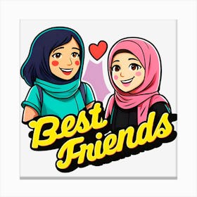 Best Friends 1 Canvas Print