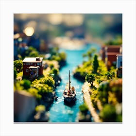 Miniature City Canvas Print
