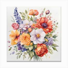 Bouquet Of Flowers 2 Canvas Print