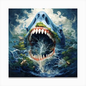 Great White Shark 1 Canvas Print