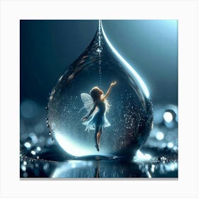 Fairy In A Drop Of Water 2 Canvas Print