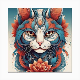 Kawaii Cat Canvas Print