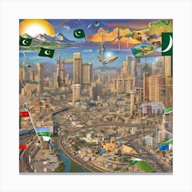 Pakistan City Canvas Print