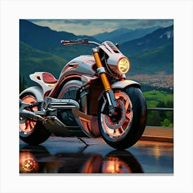 Harley-Davidson Electric Motorcycle Canvas Print