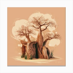 Baobab Tree 6 Canvas Print
