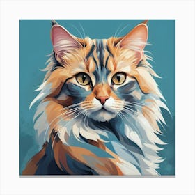 Portrait Of A Cat 1 Canvas Print