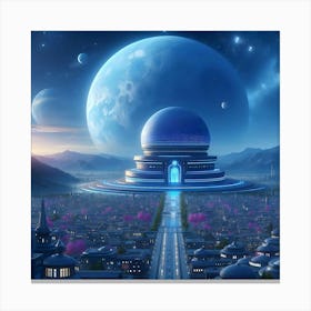 Space City 1 Canvas Print