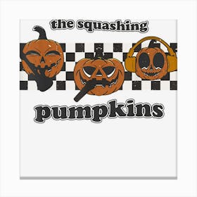 Pumpkins Retro Halloween Spooky Season Canvas Print