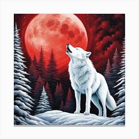 Howling Wolf 5 Canvas Print