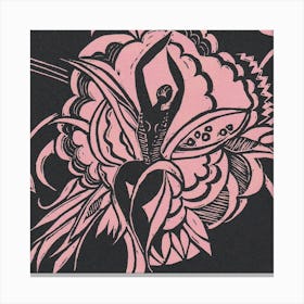 Flower Dancer Pink Canvas Print