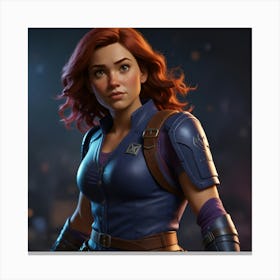 Black Widow Canvas Print