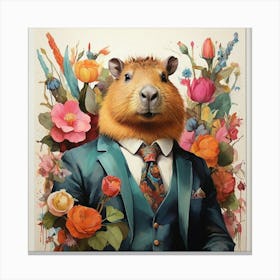 Guinea Pig art print Canvas Print