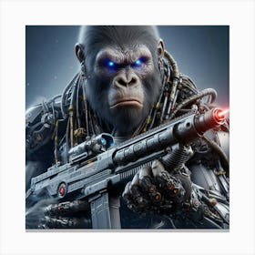 Ape Of The Planet Of The Apes Canvas Print