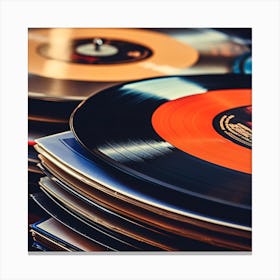 Vinyl Records 14 Canvas Print