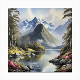 Mountain Lake 1 Canvas Print