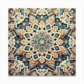 Abstract Mandala Canvas Print