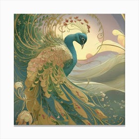 Peacock 27 Canvas Print