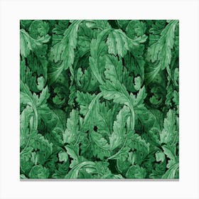 Green Leaves 1 Canvas Print