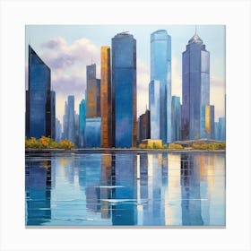 City Skyline Canvas Print