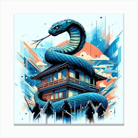 Snake King (Variant 2) Canvas Print