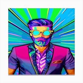 Man In A Suit Canvas Print