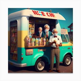 Ice Cream Truck 1 Canvas Print