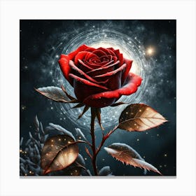 Red Rose Canvas Print