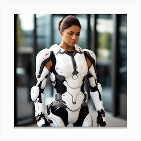 Futuristic Woman 64 Canvas Print