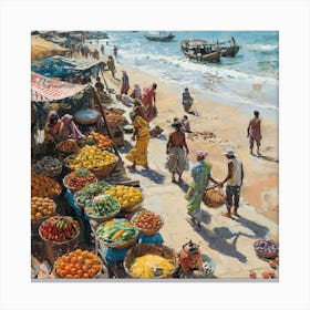 Stockcake Bustling Market Scene 1719801190 Canvas Print