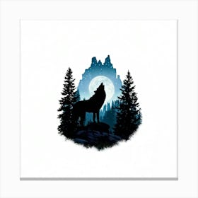 Howling Wolf 3 Canvas Print