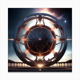 Futuristic Spaceship 40 Canvas Print