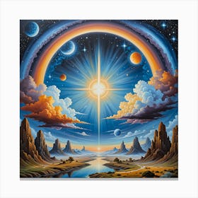 A journey into the world of fantasy Canvas Print