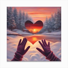 Heart Of Winter 1 Canvas Print