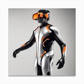 Futuristic Man 64 Canvas Print