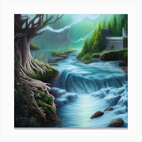 Flowing Waters Canvas Print