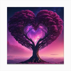 Heart Tree Canvas Print