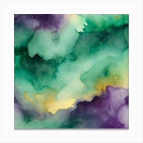 Abstract Watercolor Painting 9 Canvas Print