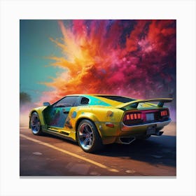 Fast And Furious Canvas Print